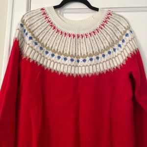 Fair isle sweater with a twist!